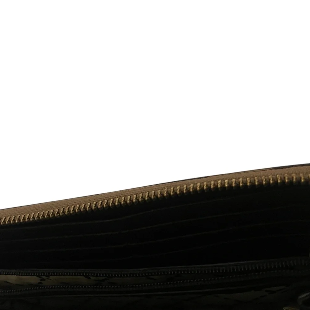KATE SPADE NEW YORK Black & Tan Slim Bi-fold Credit Card Holder Clutch Wallet